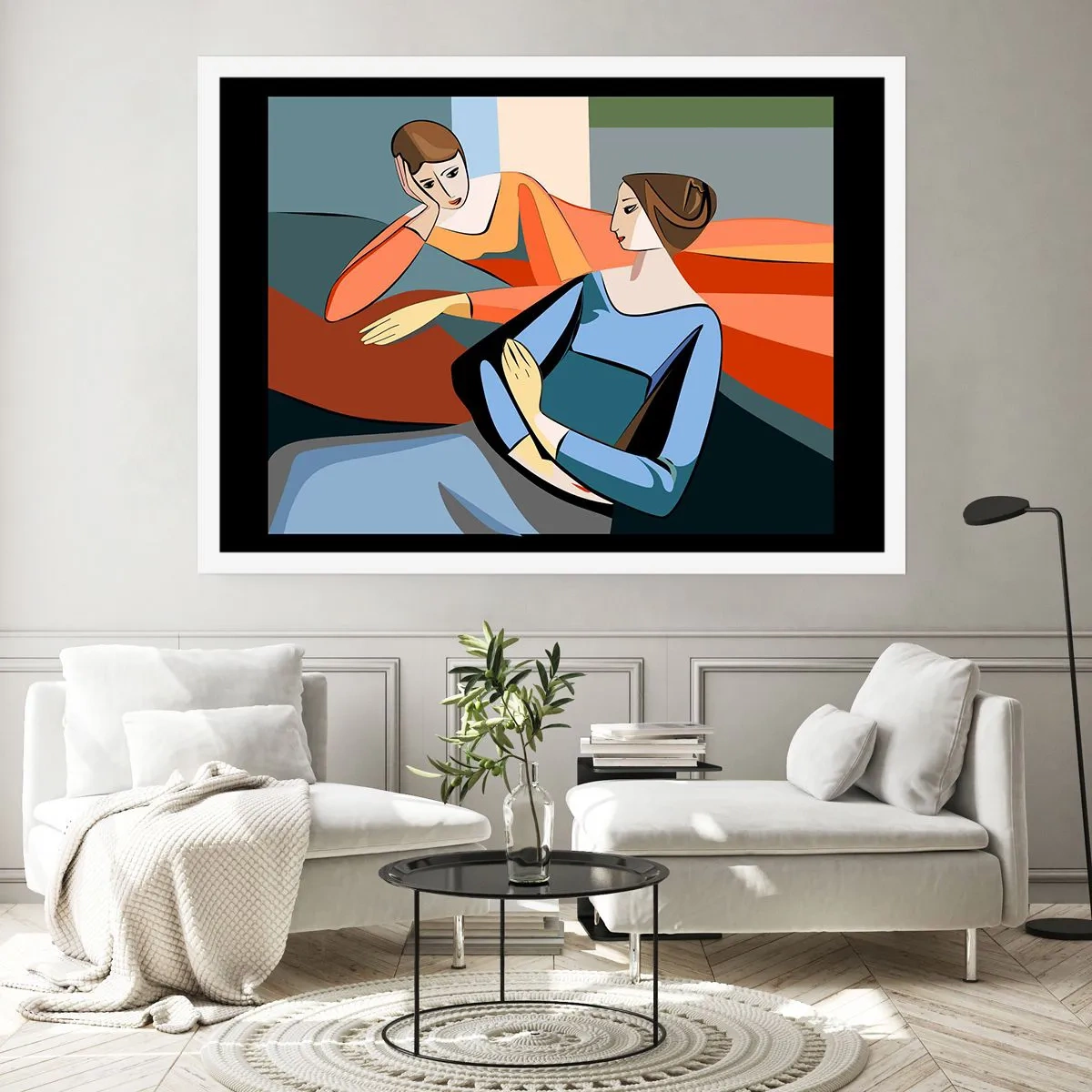 Poster - Een moment van vertrouwen - 91x61 cm