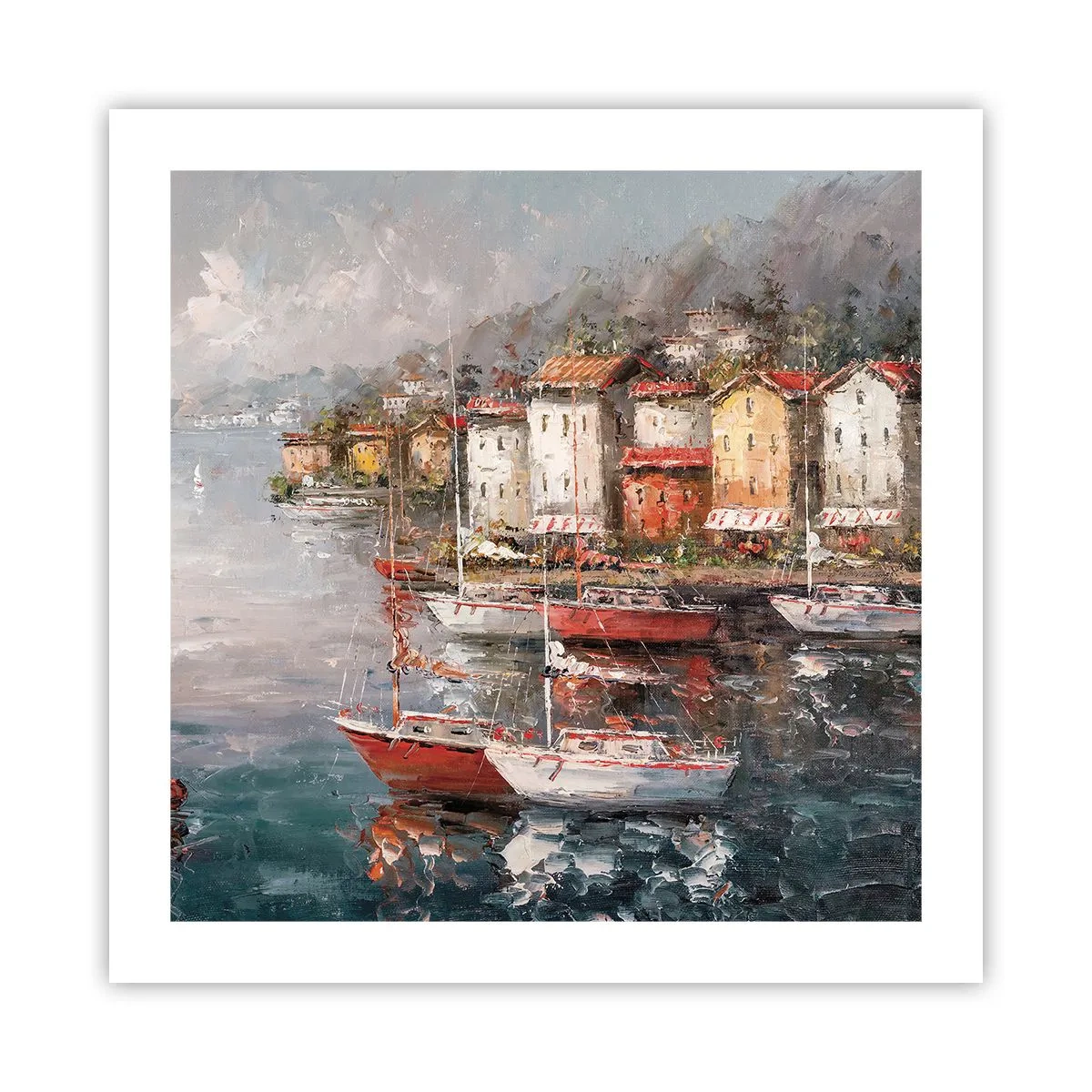 Poster - Romantisch toevluchtsoord - 50x50 cm