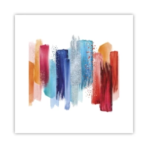 Poster - Omhoog en omlaag - 30x30 cm