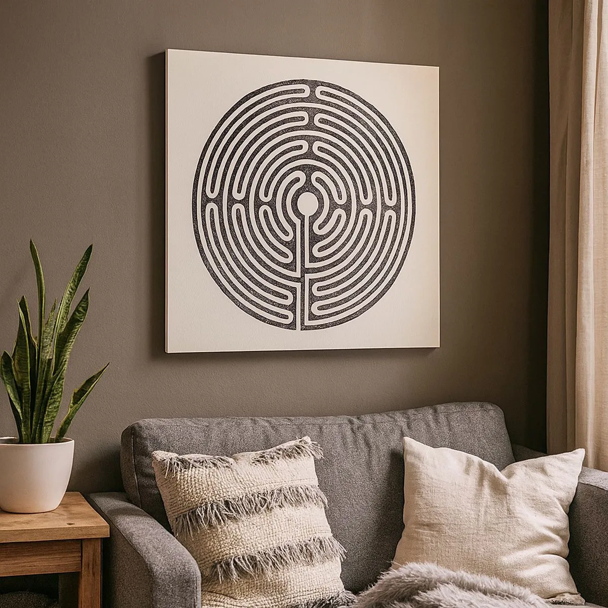 Schilderen op canvas - Mysterieuze orde - 30x30 cm