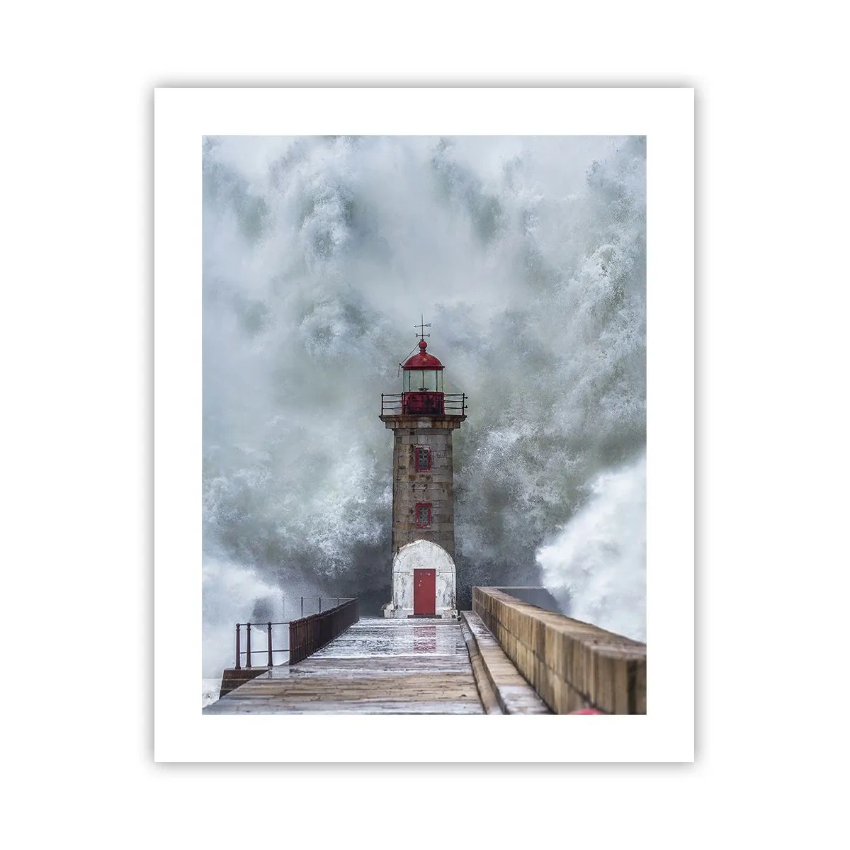 Poster - Het gebrul van het water, het geluid zal blazen - 40x50 cm