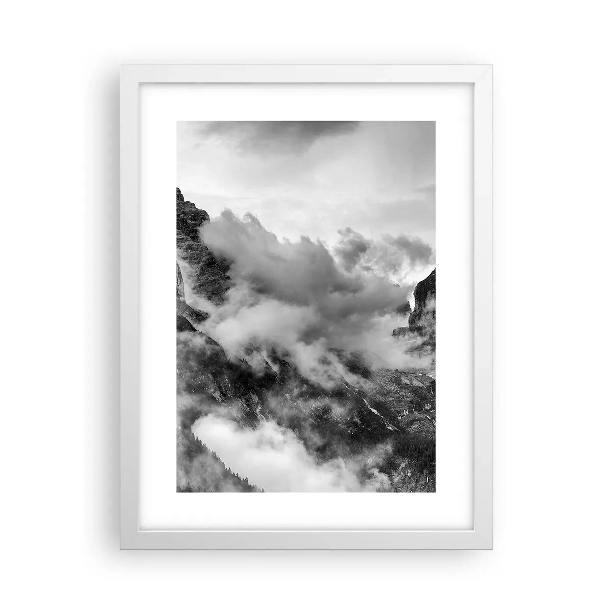 Poster in een witte lijst - Mooi en wreed - 30x40 cm