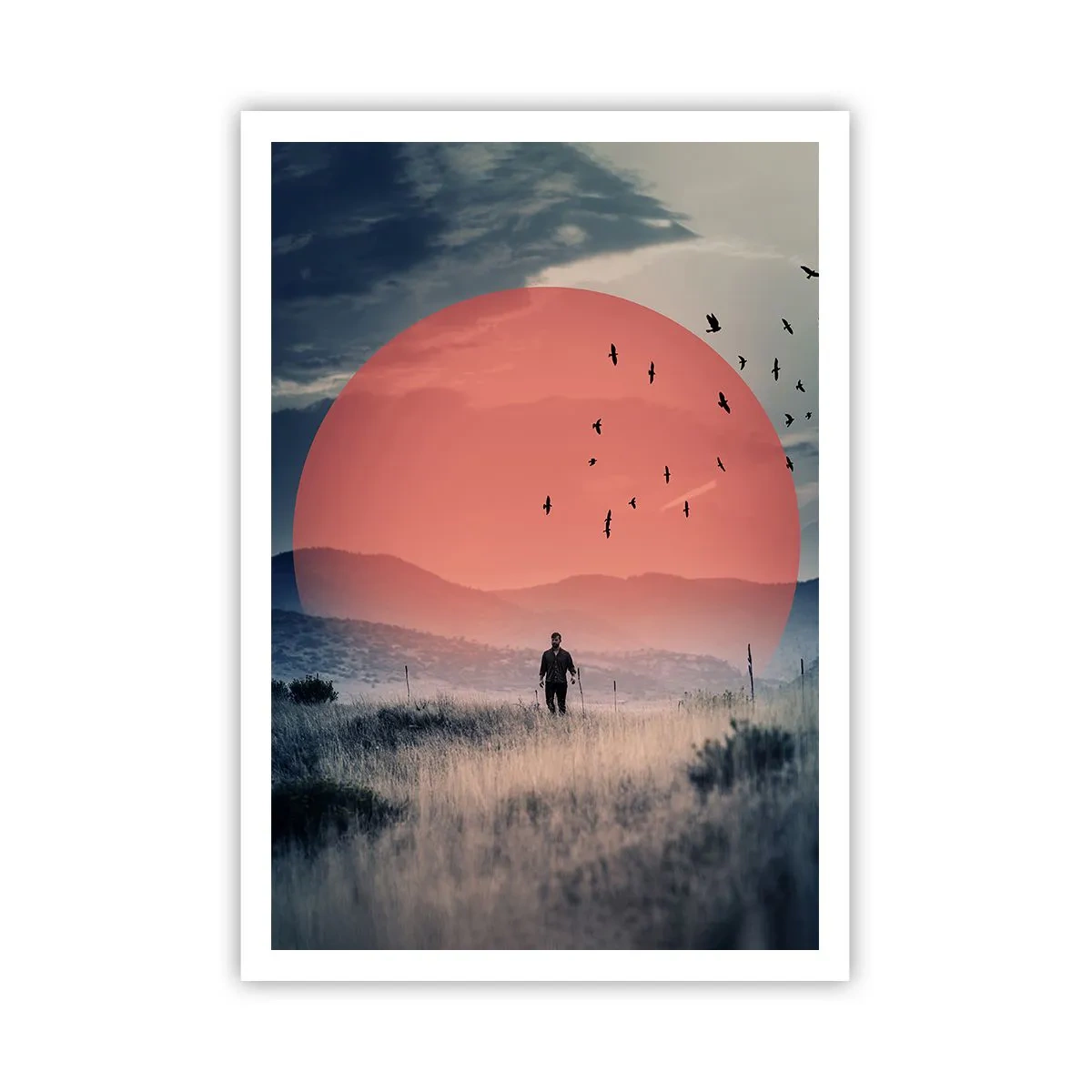 Poster - In hun elementen - 70x100 cm