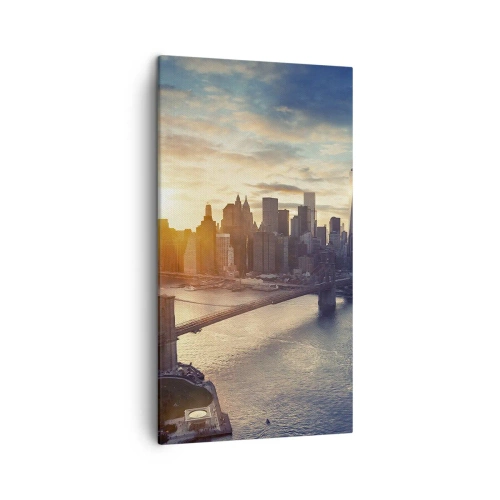 Schilderen op canvas - Westers cultuurmonument - 45x80 cm