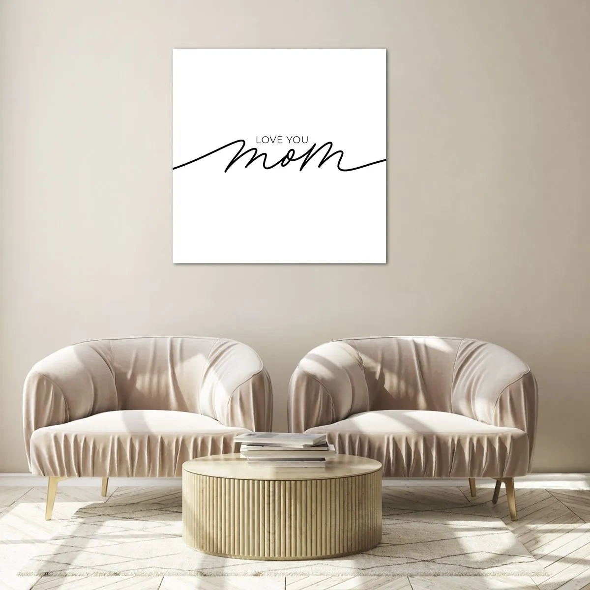 Schilderen op glas - Grote emotie - 40x40 cm