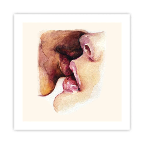 Poster - Zoals dag en nacht, aarde en lucht - 50x50 cm