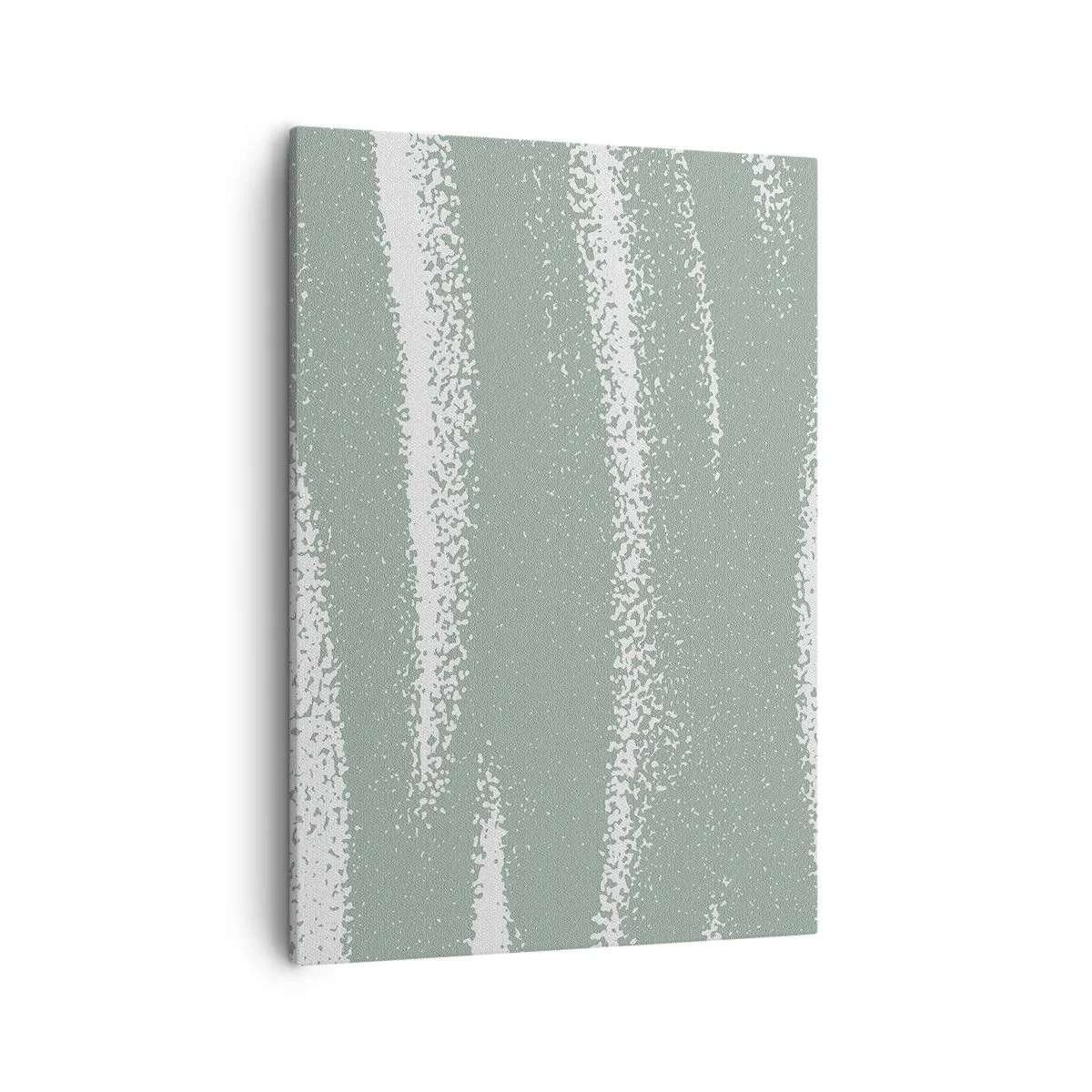 Schilderen op canvas - Abstractie in een winterklimaat - 50x70 cm