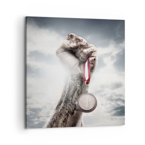 Schilderen op canvas - Per aspera ad astra - 60x60 cm