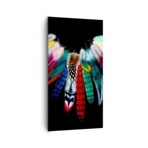 Schilderen op canvas - Indiase ketting - 65x120 cm