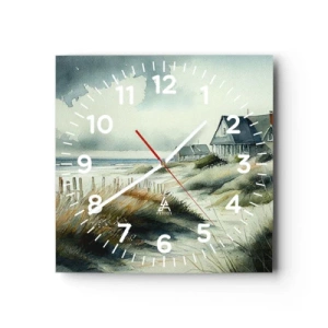 Wandklok - Klok - Weg van de drukte - 30x30 cm