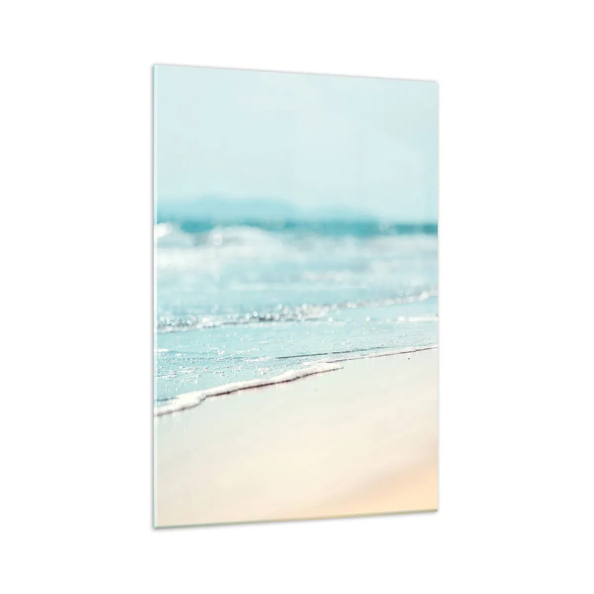 Schilderen op glas - Warmte en geluid - 70x100 cm