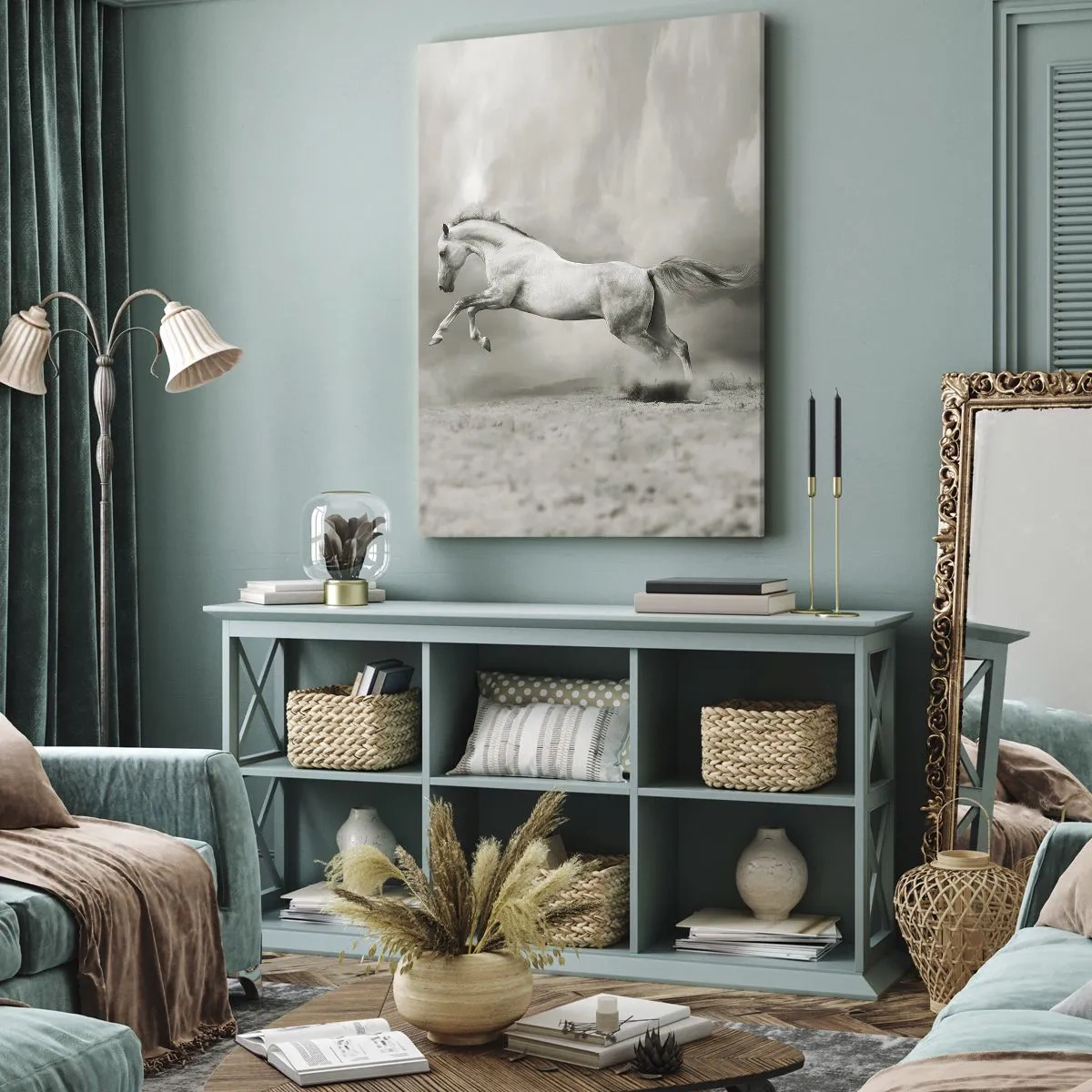 Schilderen op canvas - Tussen waken en slapen - 50x70 cm