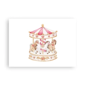 Poster - De zoete kinderwereld - 70x50 cm