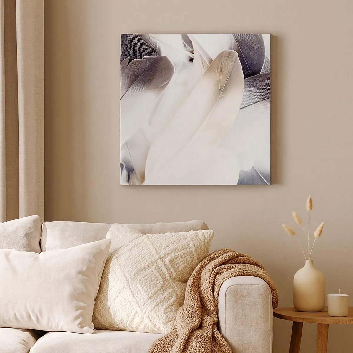 Schilderen op canvas - Bijna engelachtig - 30x30 cm