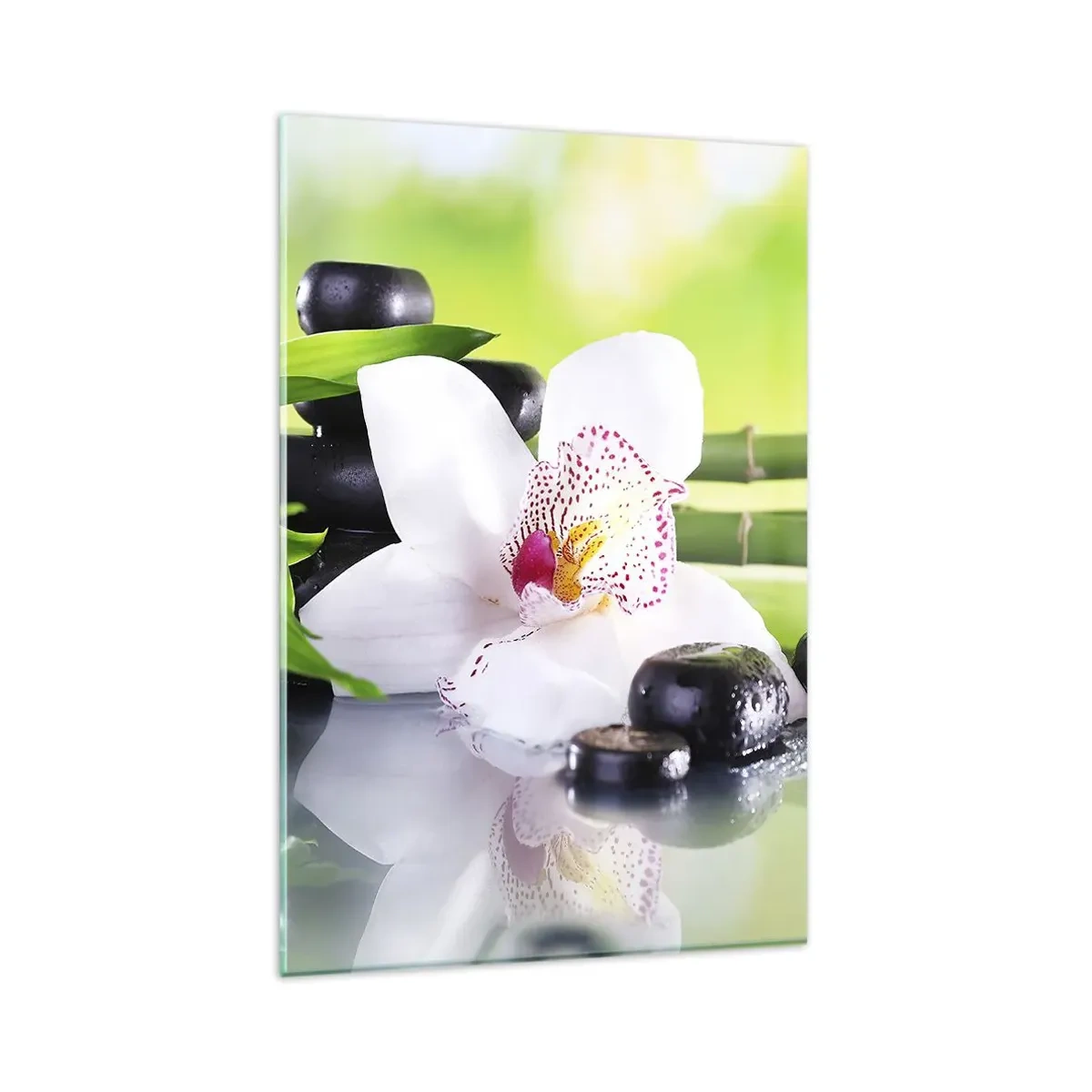 Schilderen op glas - Koele frisheid - 80x120 cm