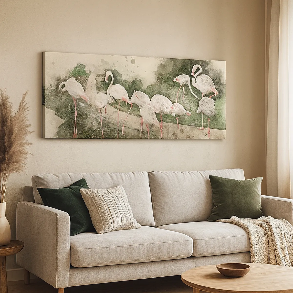 Schilderen op canvas - Exotische droom - 30x30 cm