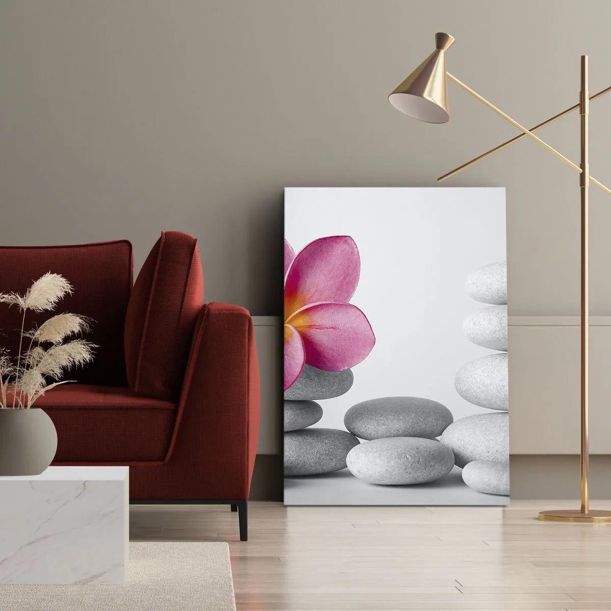 Schilderen op canvas - Steen op steen, en op deze steen... - 80x120 cm