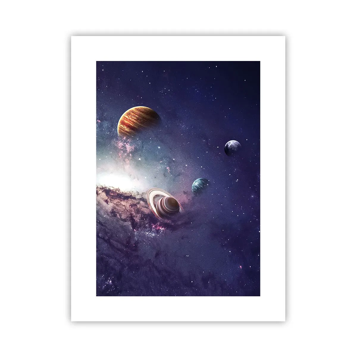 Poster - Zonne-dans systeem - 30x40 cm