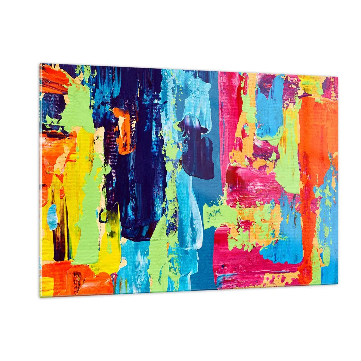 Schilderen op glas - Het leven is mooi! - 120x80 cm