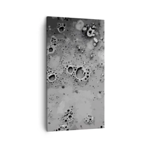 Schilderen op canvas - Als een maanlandschap - 45x80 cm
