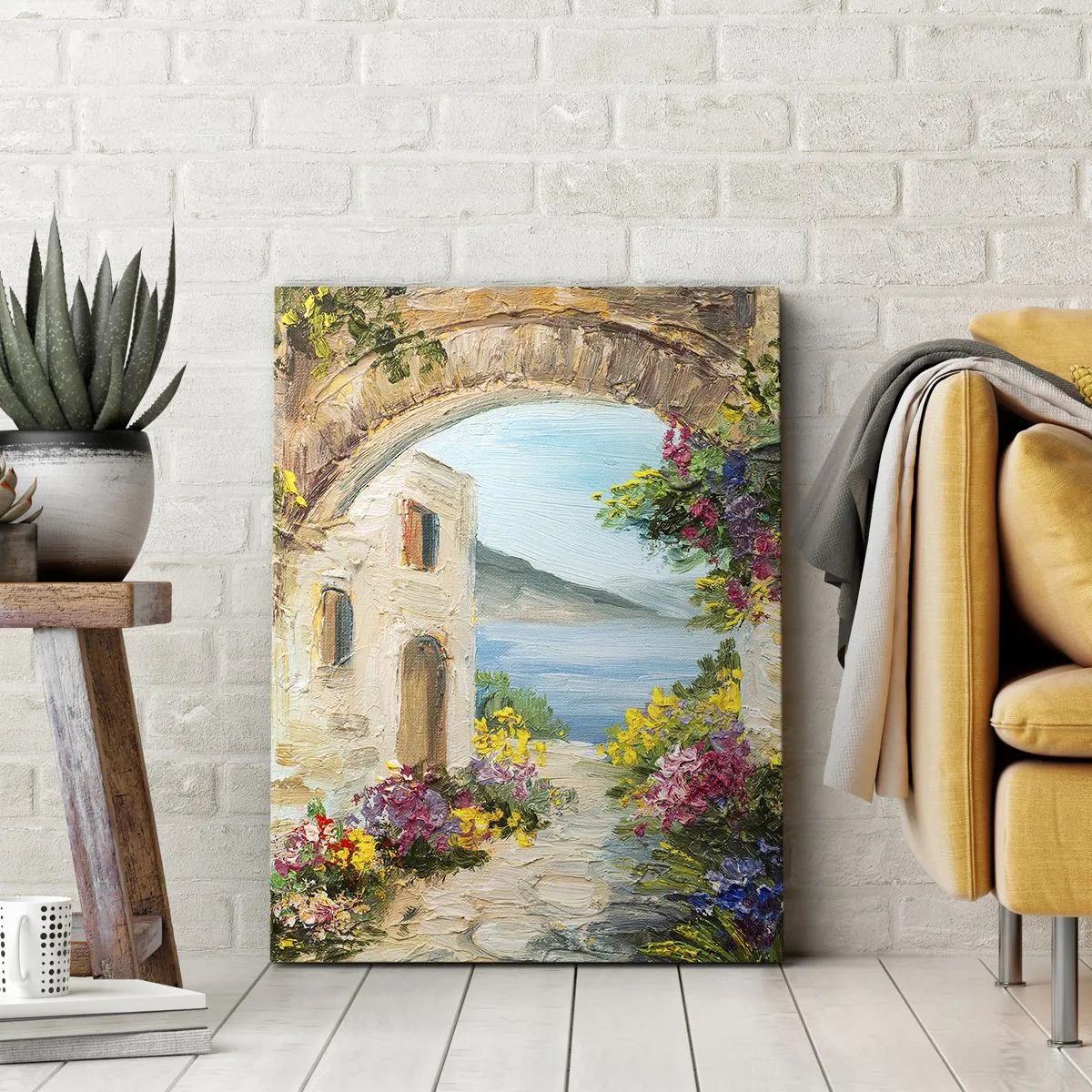 Schilderen op canvas - De charme van een kustprovincie - 45x80 cm