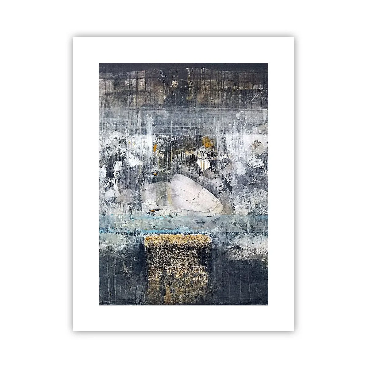 Poster - Als op ijs, als zo moeizaam - 30x40 cm