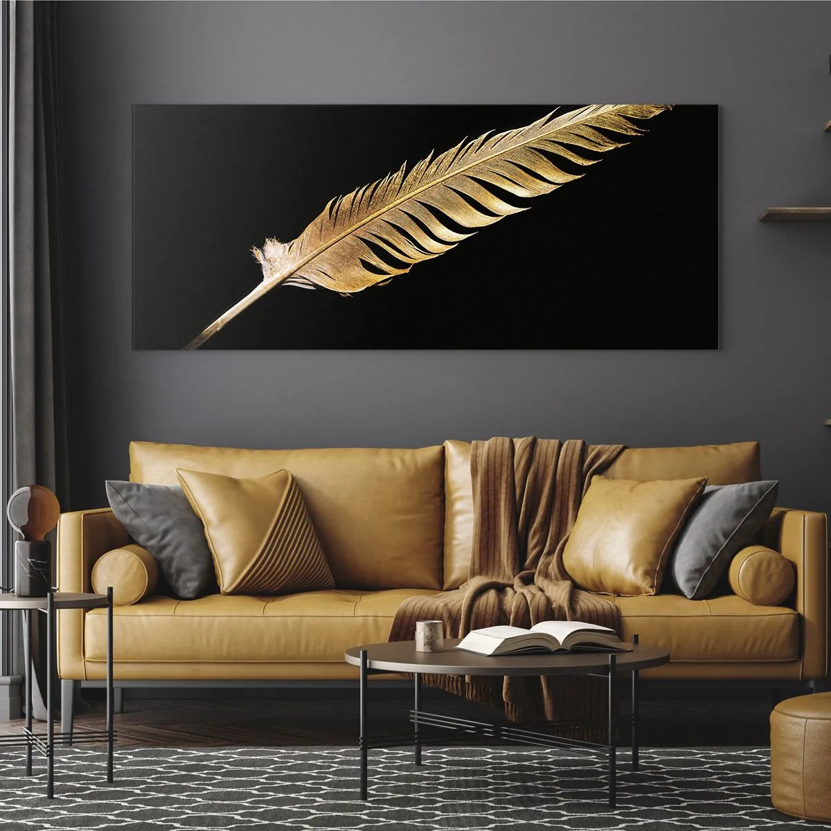 Schilderen op glas - HHij heeft een ongewoon talent voor schrijven… - 120x50 cm