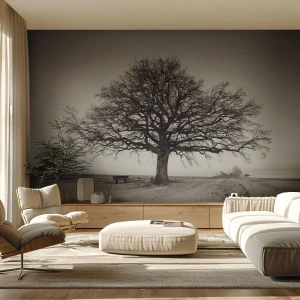 Fotobehang Premium Sand - Van hier tot in de eeuwigheid - Landschap, Boom, Natuur - 100x70 cm