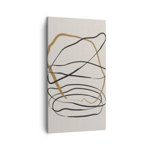 Schilderen op canvas - Compositie – loopdans - 45x80 cm