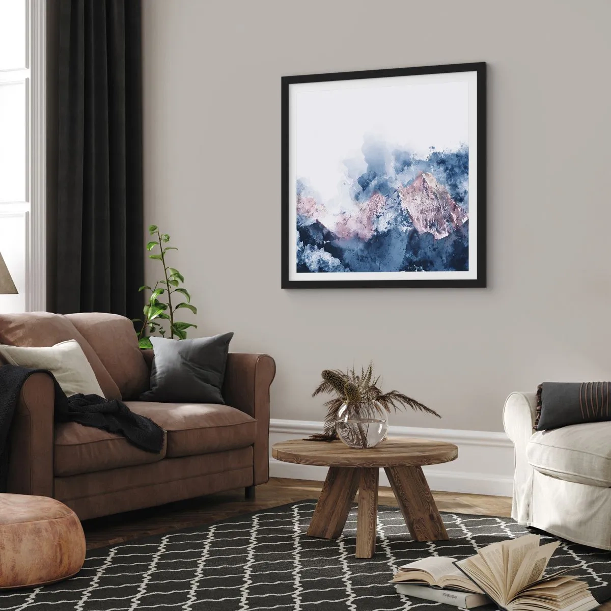 Poster in een zwarte lijst - Dit zijn de toppers! - 60x60 cm