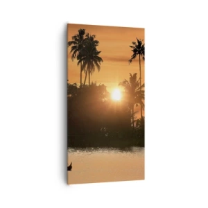 Schilderen op canvas - Tijd om te ontspannen - 65x120 cm