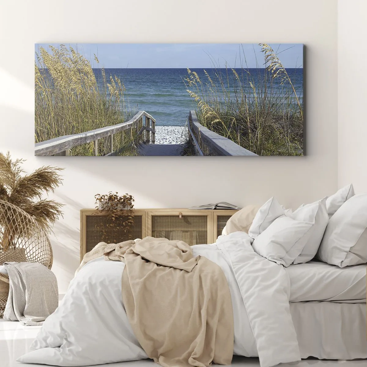 Schilderen op canvas - In de zon, in de wind - 100x40 cm