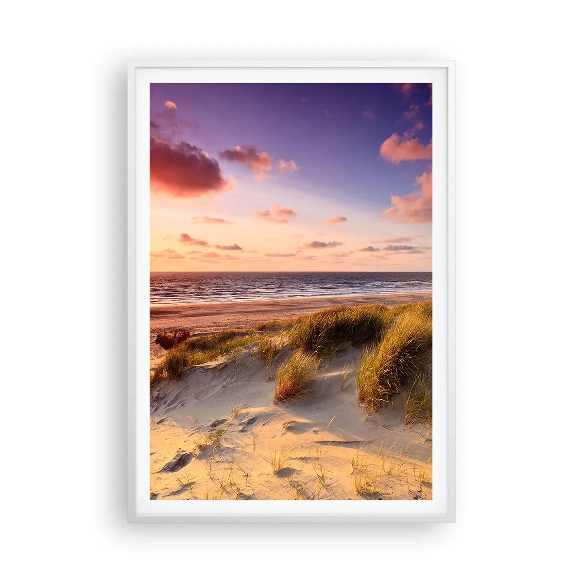 Poster in een witte lijst - De lucht ruikt al in de zomer - 70x100 cm
