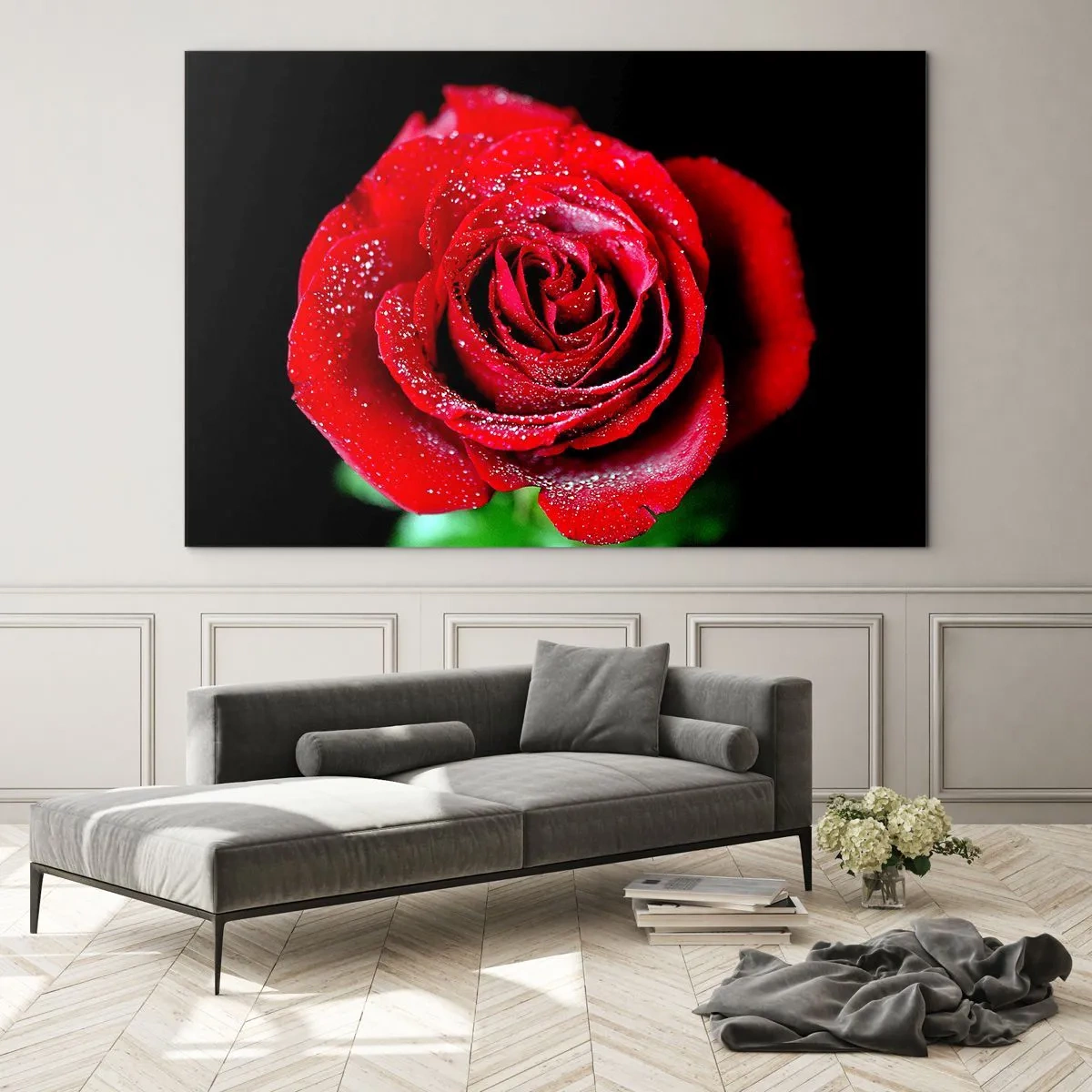 Schilderen op glas - Dit is liefde - 100x70 cm