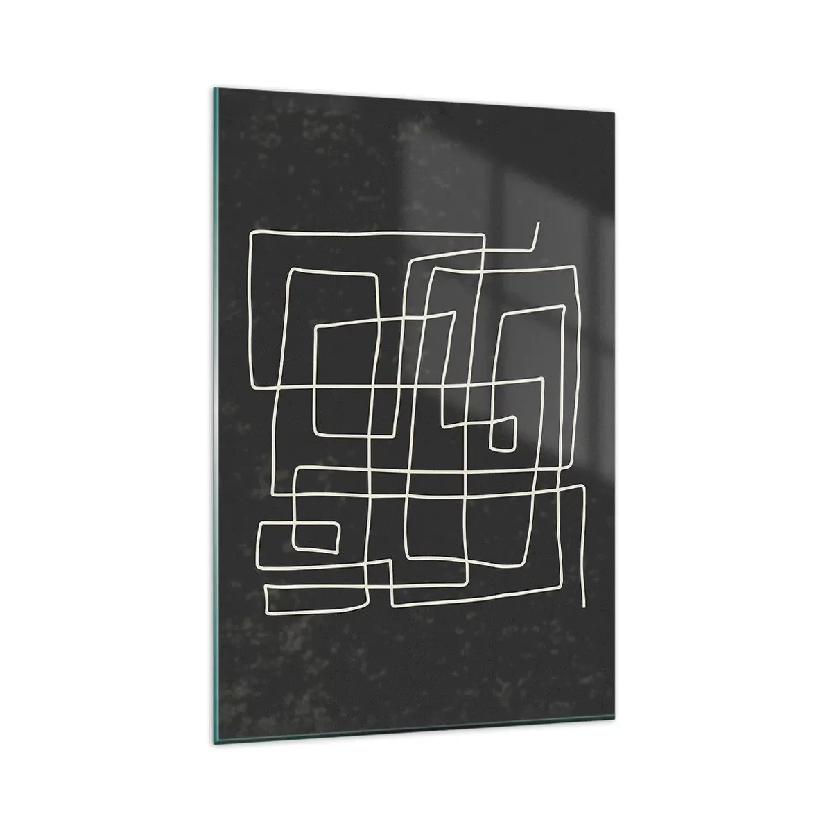 Schilderen op glas - Niet zo eenvoudig - 80x120 cm