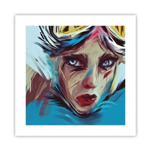 Poster - Straatvechter - 40x40 cm