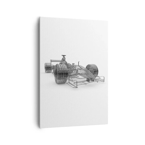 Schilderen op canvas - Perfect ontwerp - het idee van momentum - 70x100 cm