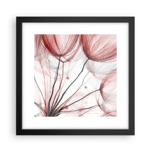 Poster in een zwarte lijst - Vóór het vertrek - 30x30 cm