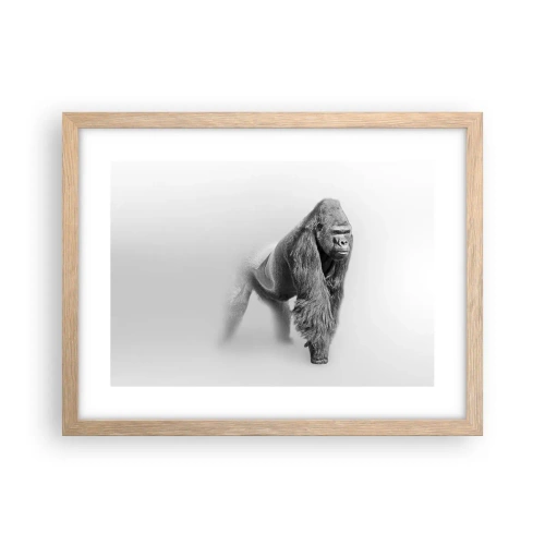 Een poster in een licht eiken lijst - Vertrouwen in zijn kracht - 40x30 cm