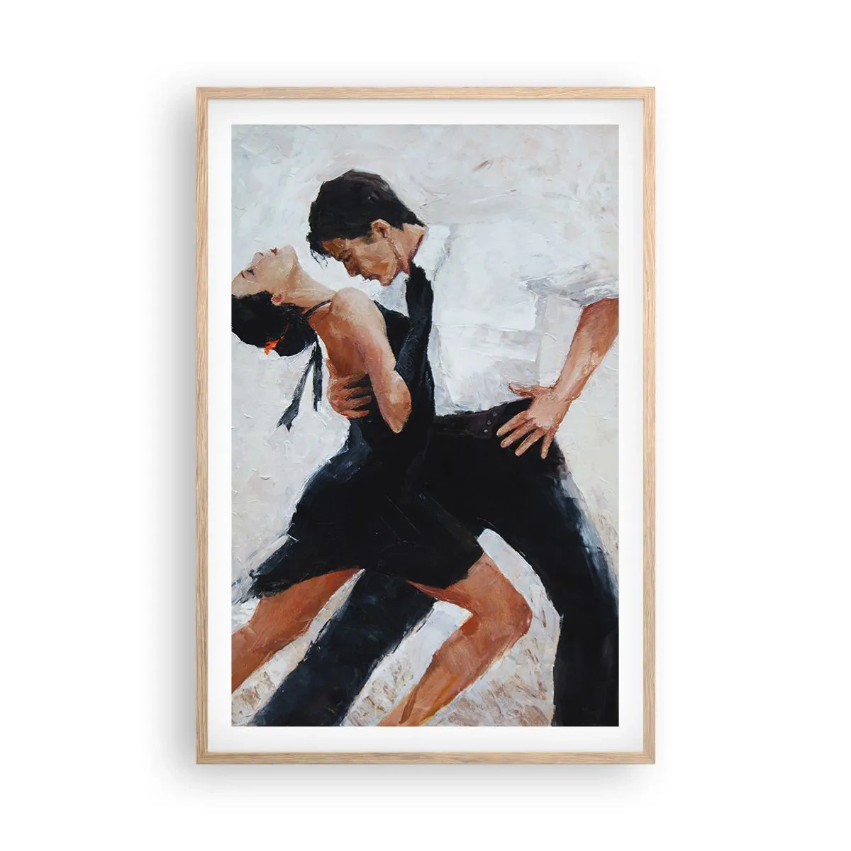 Een poster in een licht eiken lijst - Tango van mijn dromen - 61x91 cm