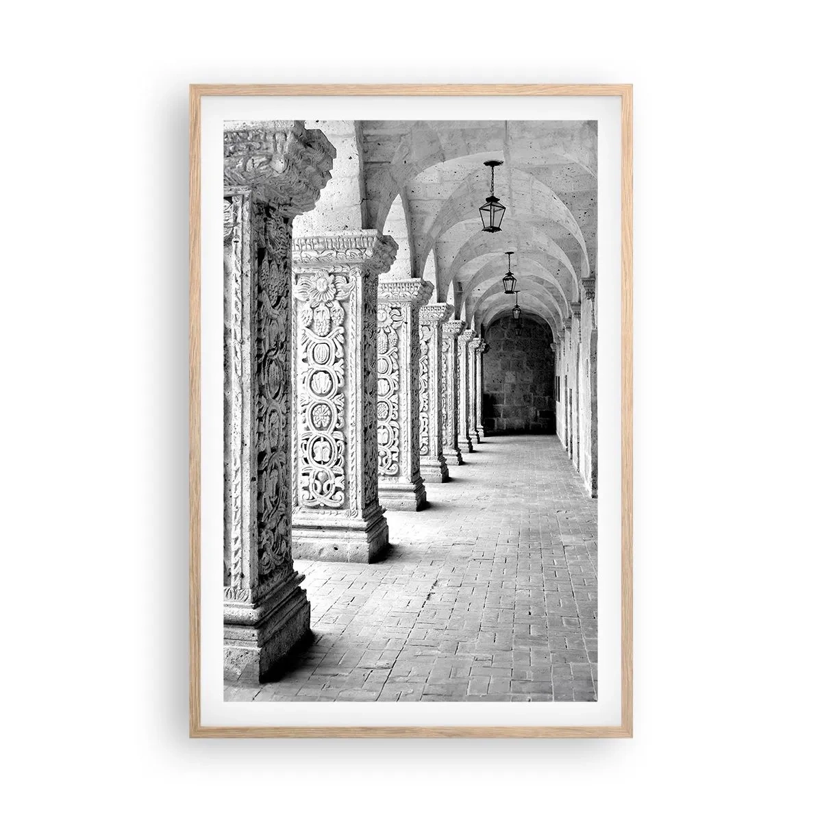 Een poster in een licht eiken lijst - En waar naar toe….? - 61x91 cm