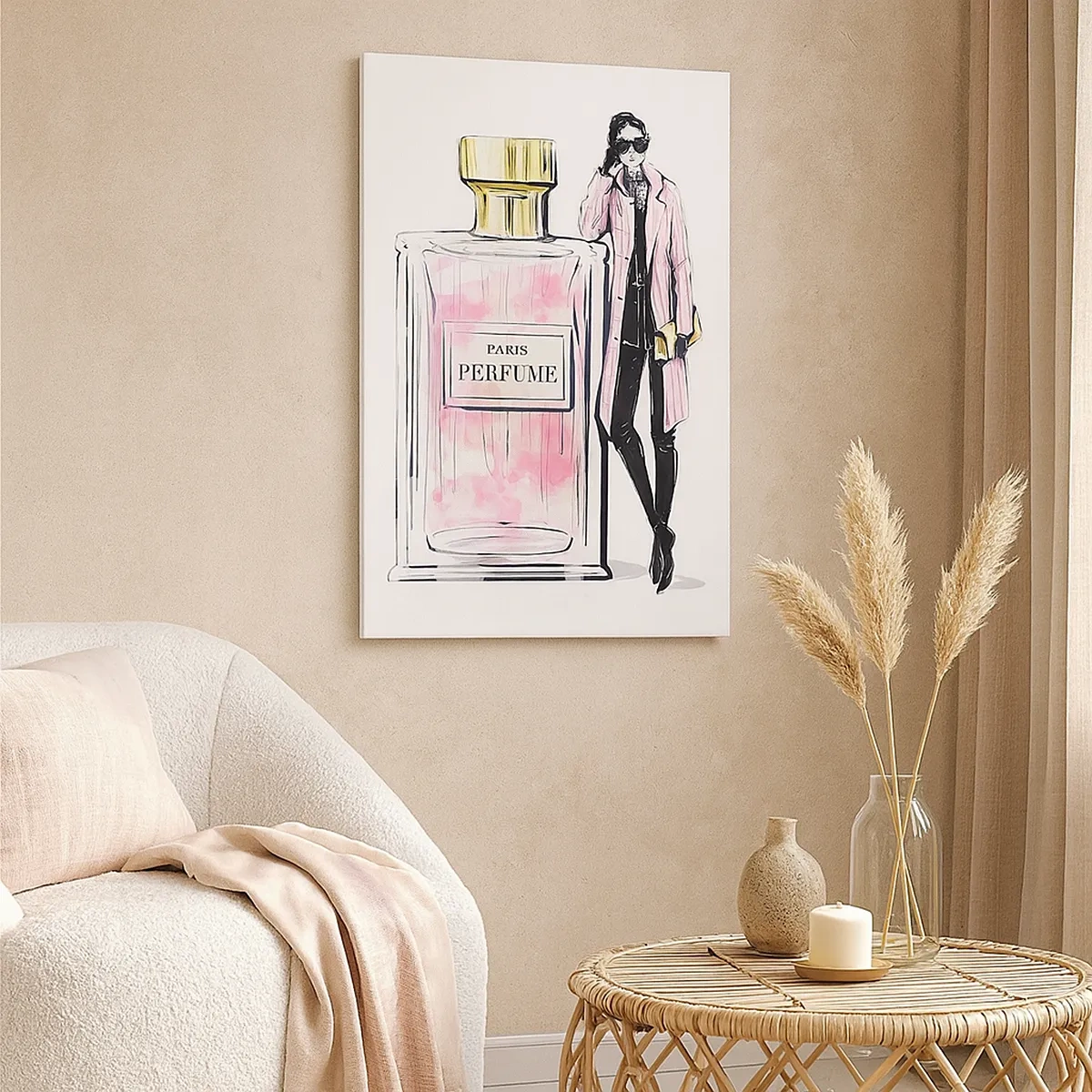 Schilderen op canvas - Parijse sensualiteit - 50x70 cm