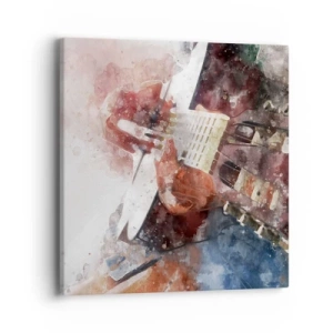 Schilderen op canvas - En wat vind je ervan? - 40x40 cm