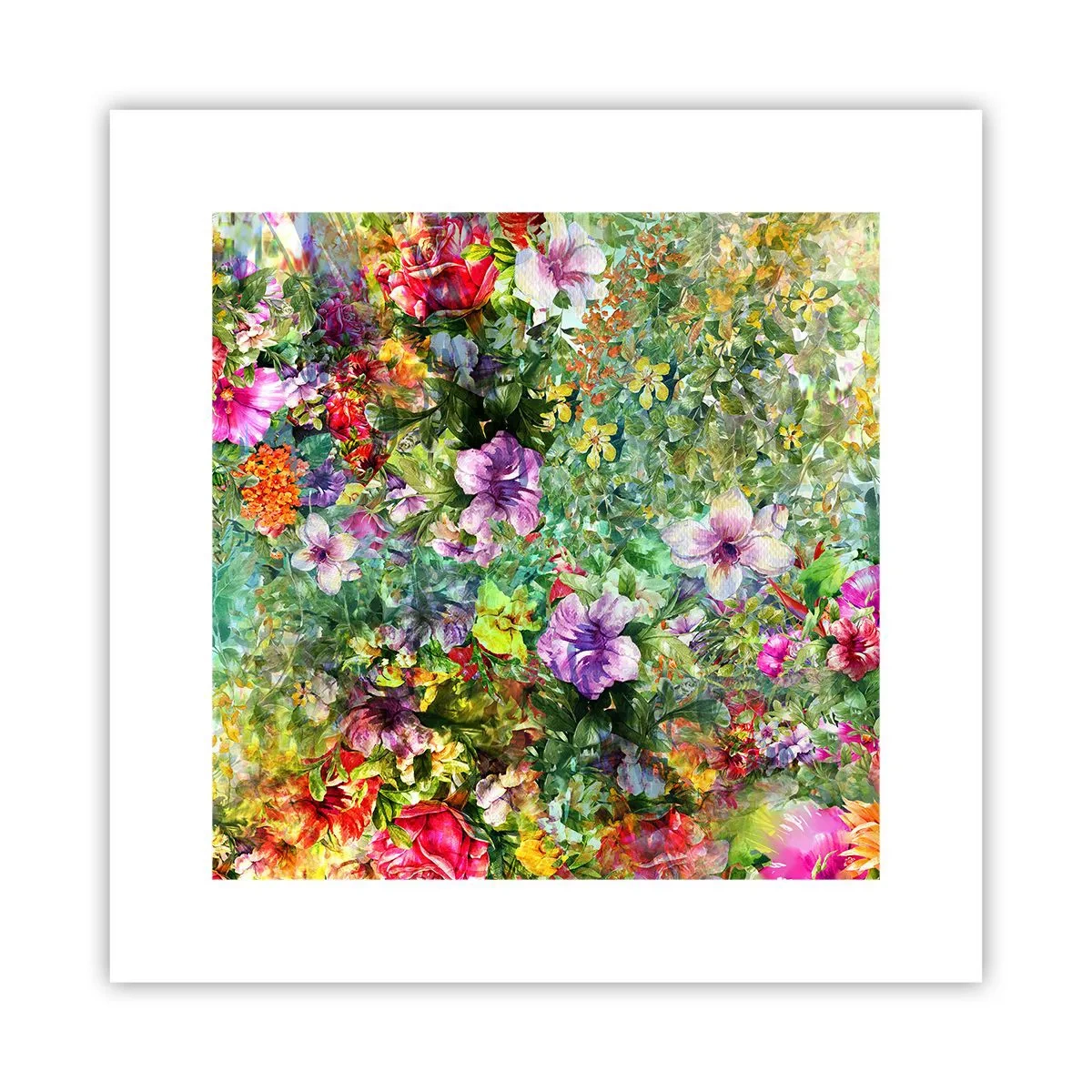 Poster - In bloemen voor verderf - 30x30 cm
