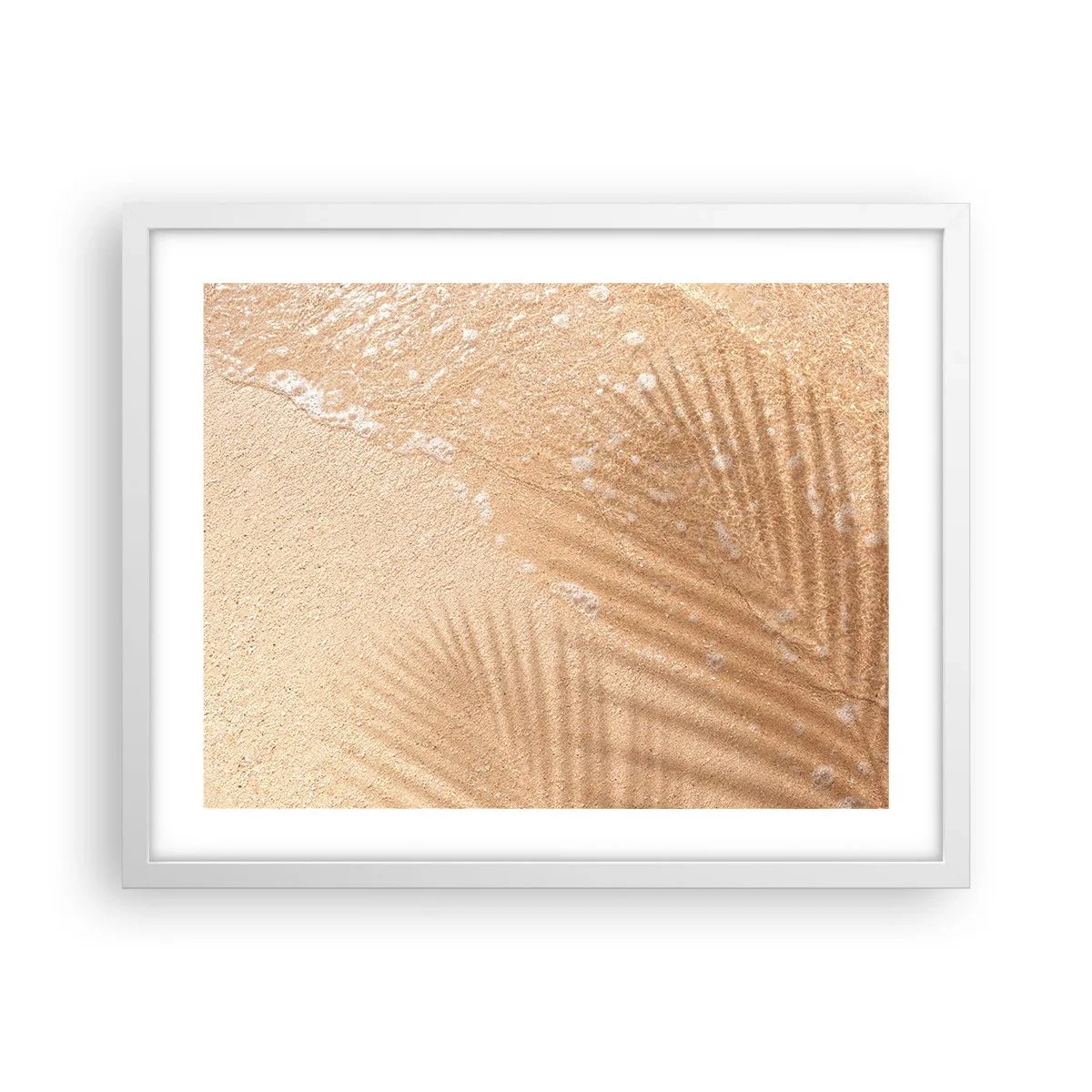 Poster in een witte lijst - De schaduw van een hete zomer - 50x40 cm