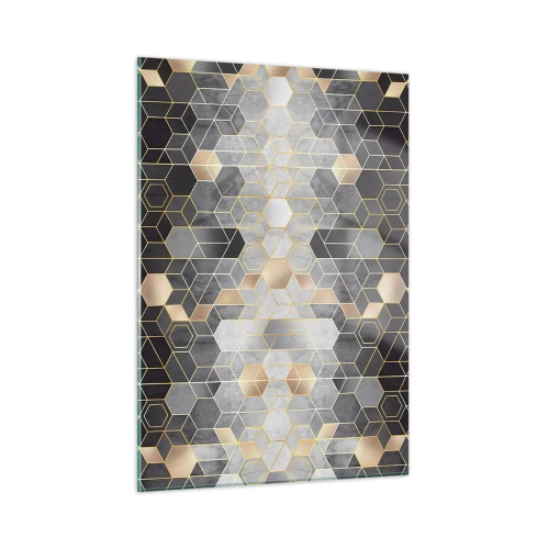 Schilderen op glas - Diamant samenstelling - 50x70 cm