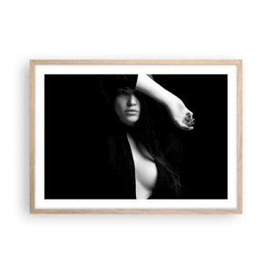 Een poster in een licht eiken lijst - Verleidingsschool - 70x50 cm