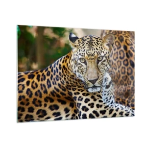 Schilderen op glas - Wild en kalm - 100x70 cm