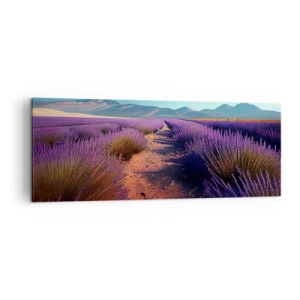 Schilderen op canvas - Geurige velden - 140x50 cm