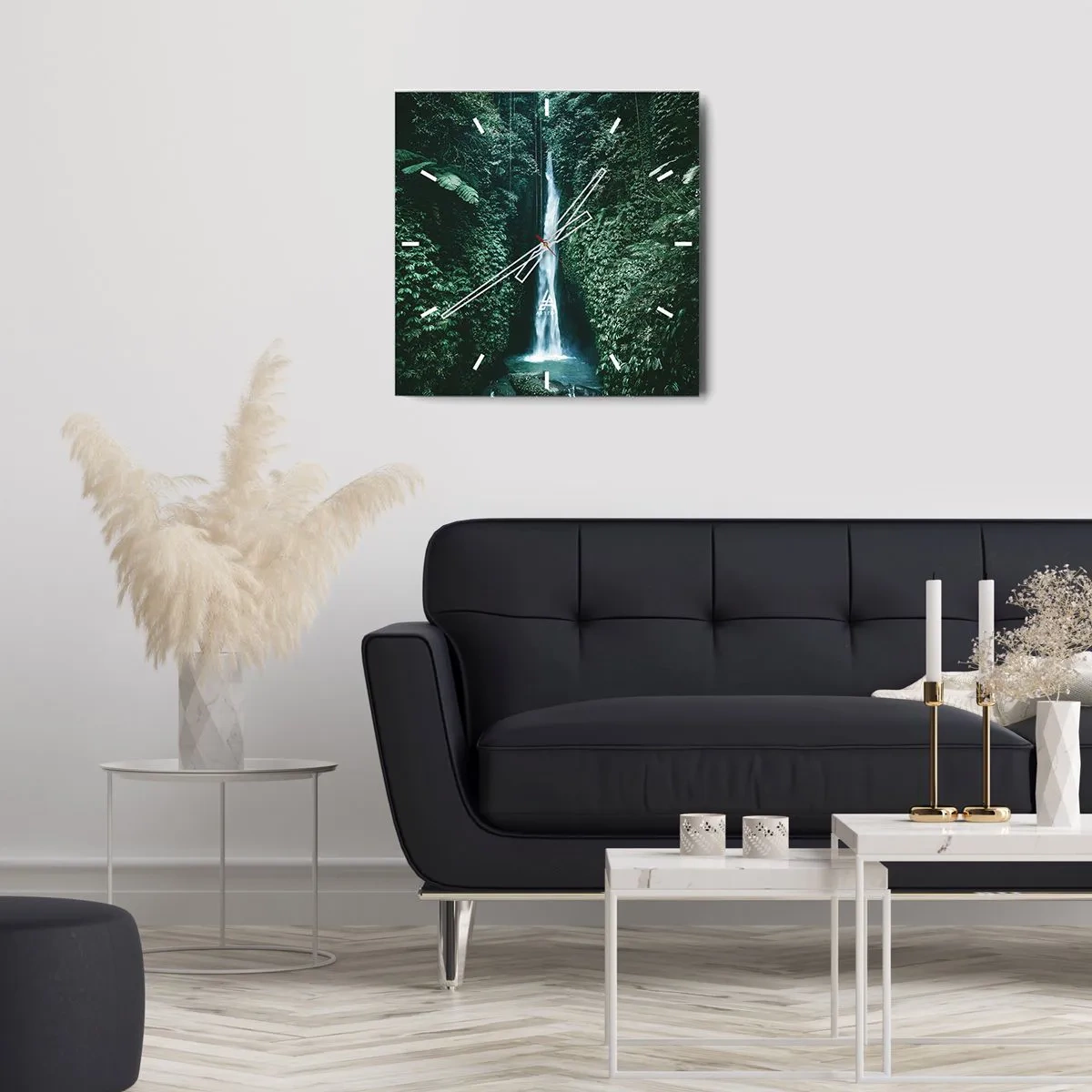 Wandklok - Klok - Tropische spa - 40x40 cm